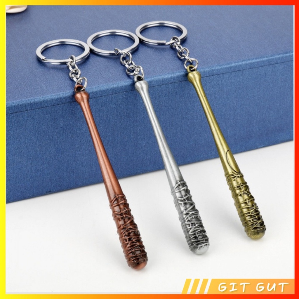 Keychain Gantungan Kunci Walking Dead Negan Baseball Bat Lucille