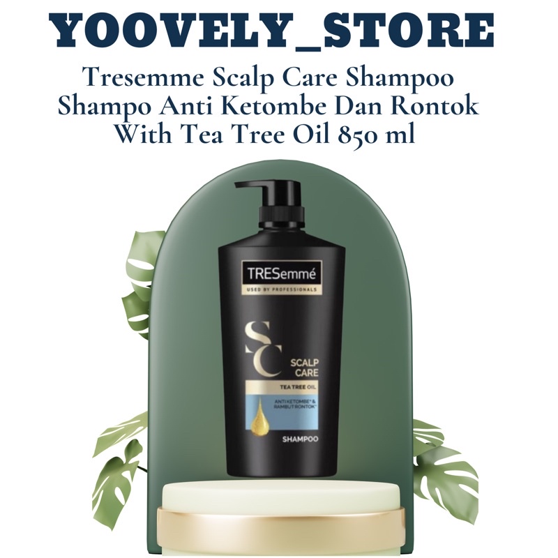 Jual Tresemme Scalp Care Anti Ketombe Dan Rontok With Tea Tree Oil 850