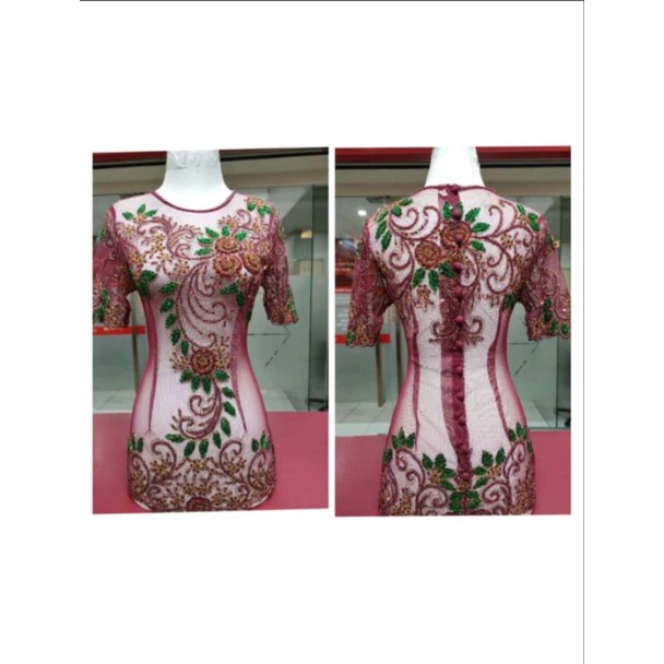 Ready kebaya Payet lengan pendek//Payet natal//kebaya Payet modern//kebaya Payet terbaru//kebaya pesta pendek