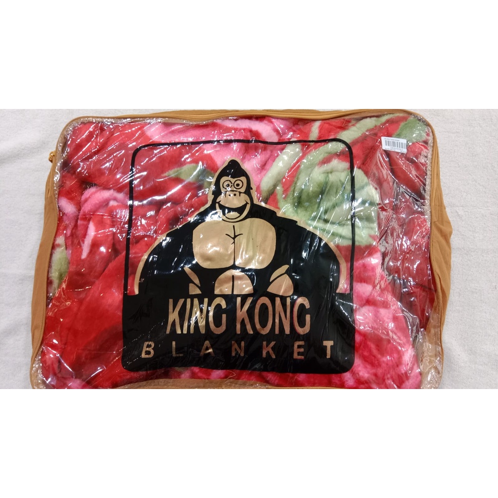 Selimut Champion KING KONG Ukuran 180x210cm My Comfort Blanket Bahan Bulu Halus Tebal Nyaman Lembut Besar size JUMBO