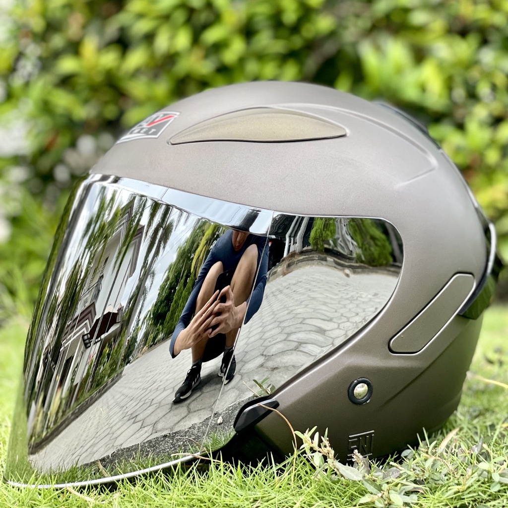 Helm Alv Half Face Paket Ganteng Sni