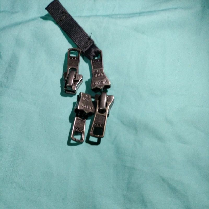 kepala resleting vislon ykk rel no 5 black nikel