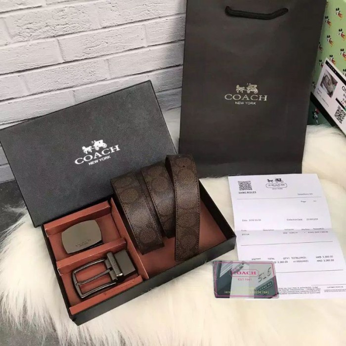 IKAT-PINGGANG-PRIA- GESPER PRIA KULIT ASLI COACH IMPORT -PRIA-PINGGANG-IKAT
