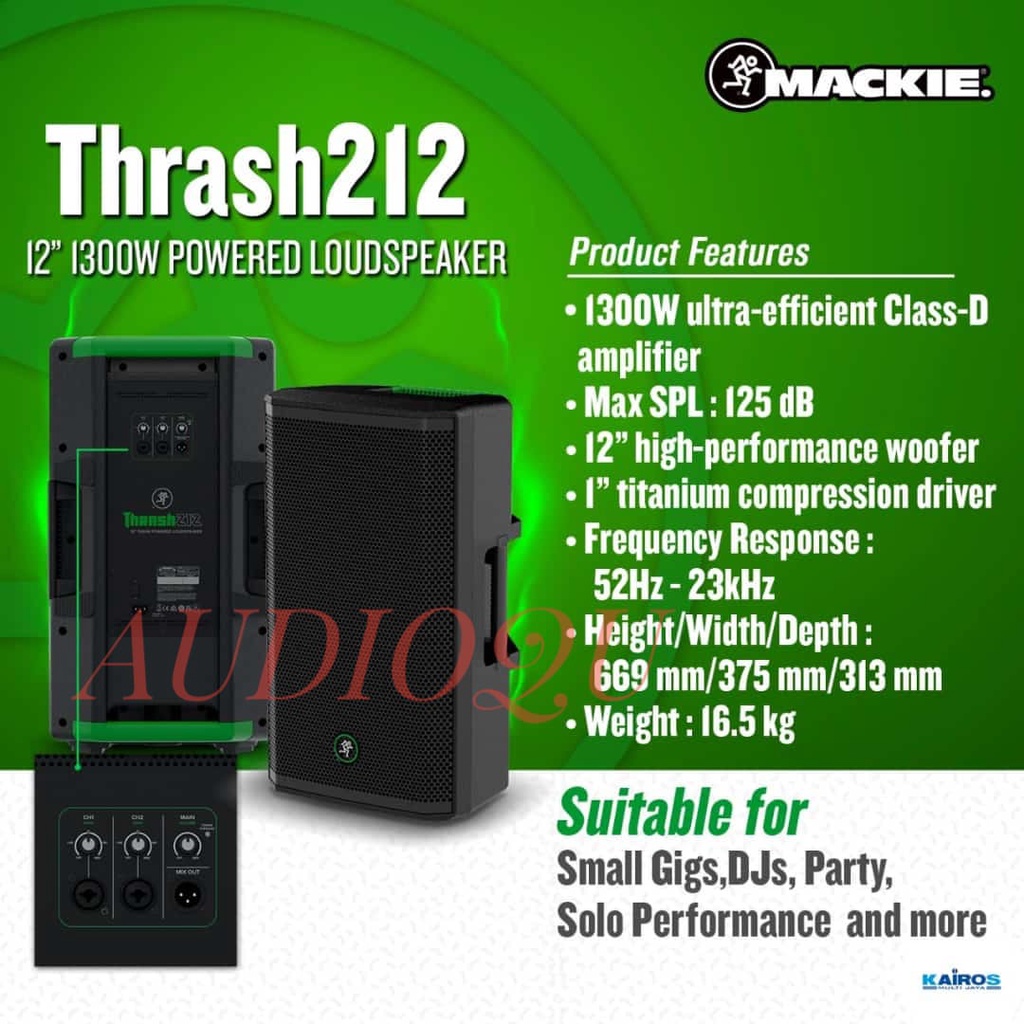 SPEAKER AKTIF MACKIE THRASH 212 (12 INCH) ORIGINAL