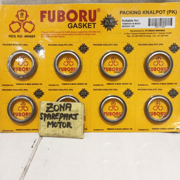 Gasket Paking Packing Knalpot NMAX Aerox 155 Fuboru Best Quality