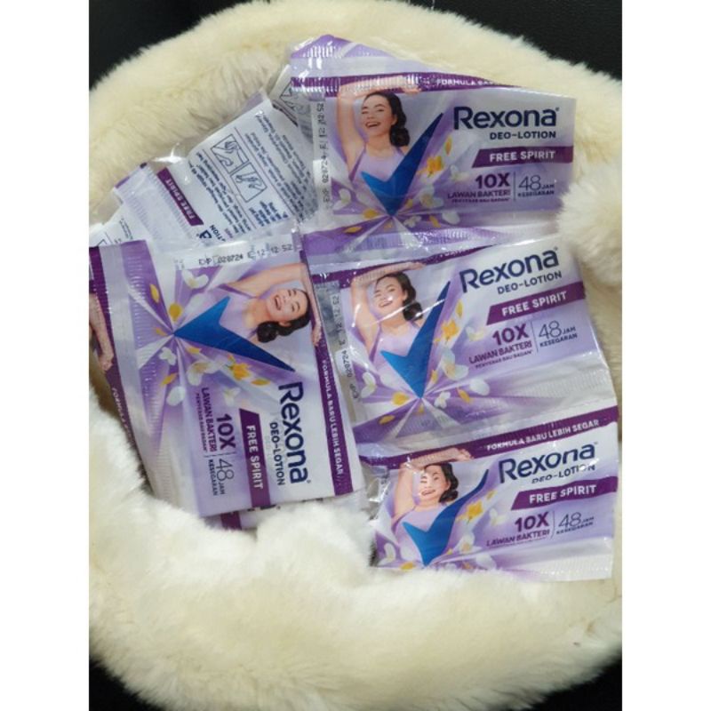 (isi 12pcs) Rexona Sachet Woman / Deodorant renteng