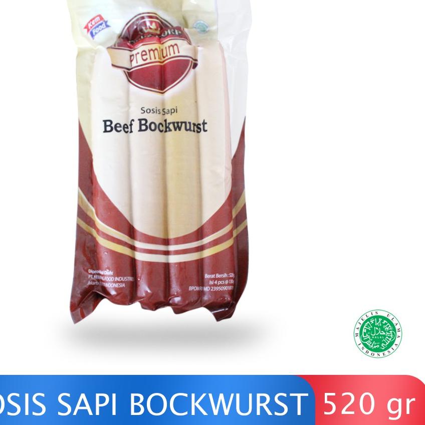 

● Villadrop Sosis Sapi Bockwurst 520gr ✼