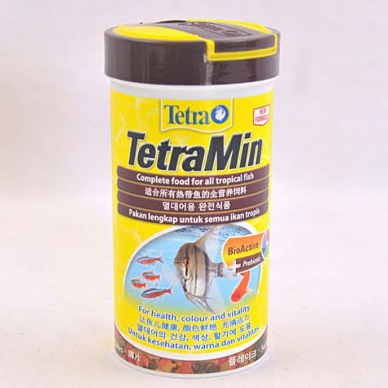 TETRAMIN TETRA MIN 52 GRAM / 250 ML PAKAN FLAKES IKAN HIAS TROPICAL FISH FOOD