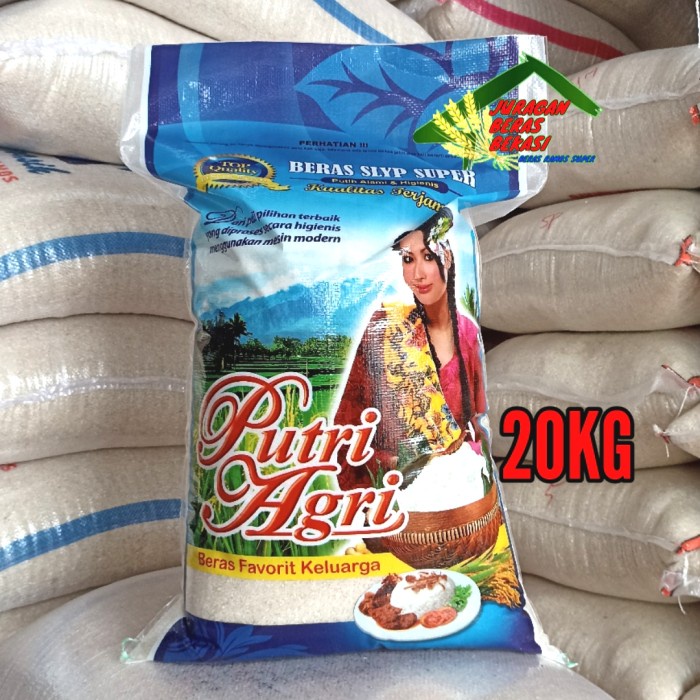 

BERAS BANDUNG PREMIUM CAP PUTRI AGRI 20KG MURAH