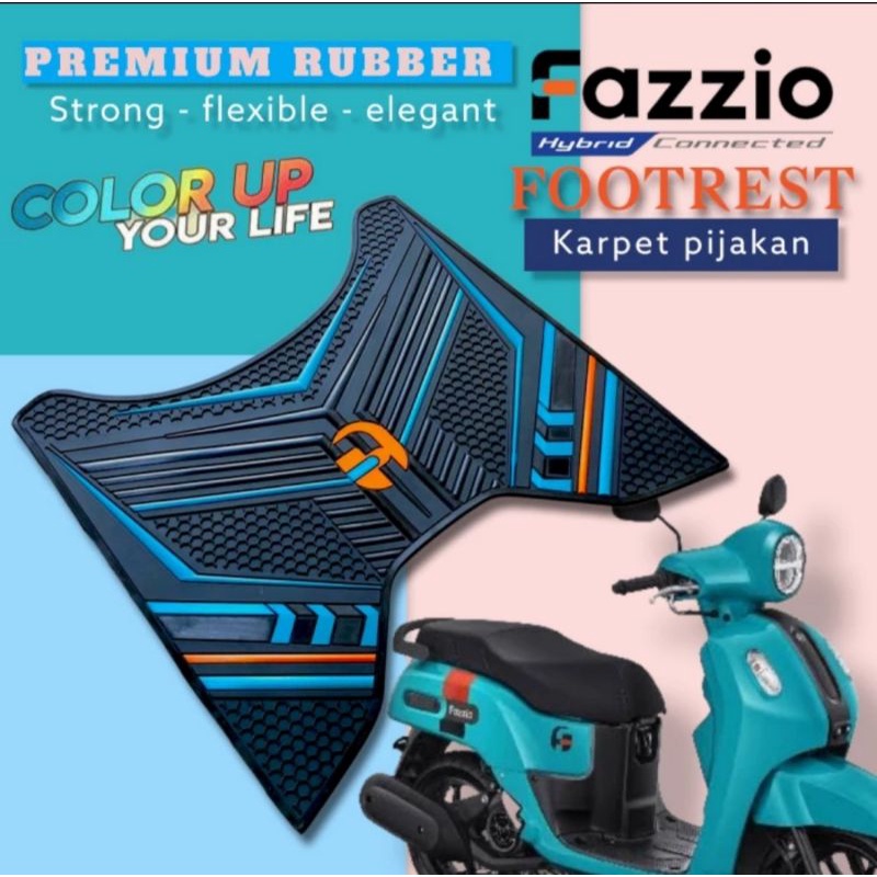 Karpet Fazzio Karpet Bordes Fazzio Pijakan Kaki Aksesoris Yamaha FAZZIO 125 2022