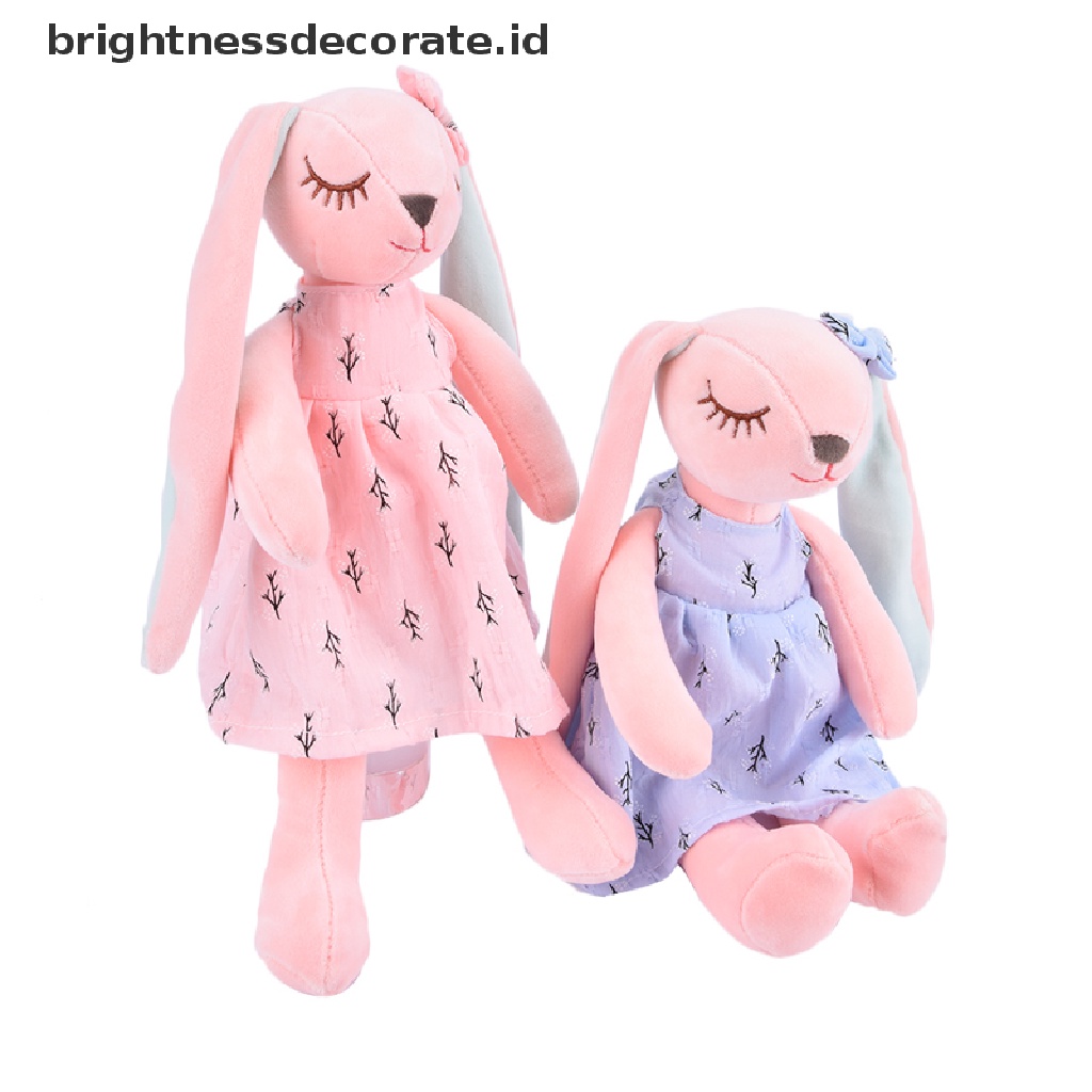 [Birth] Lucu Kartun Telinga Panjang Boneka Kelinci Rabbit Sleeping Mate Boneka Mainan Mewah [ID]