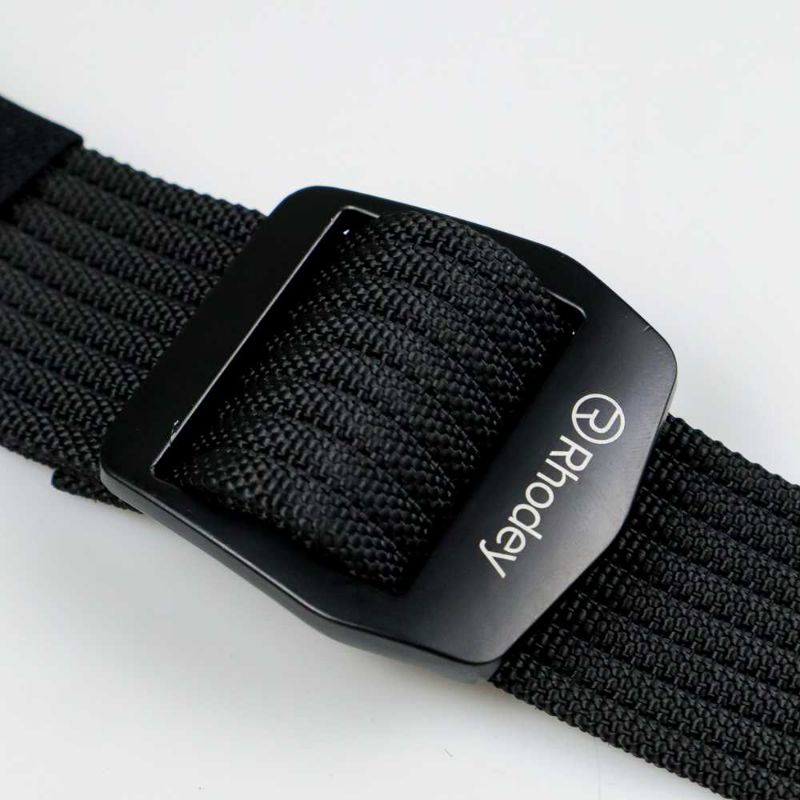 Rhodey Tali Ikat Pinggang Kanvas Tactical Belt - Hitam F1077