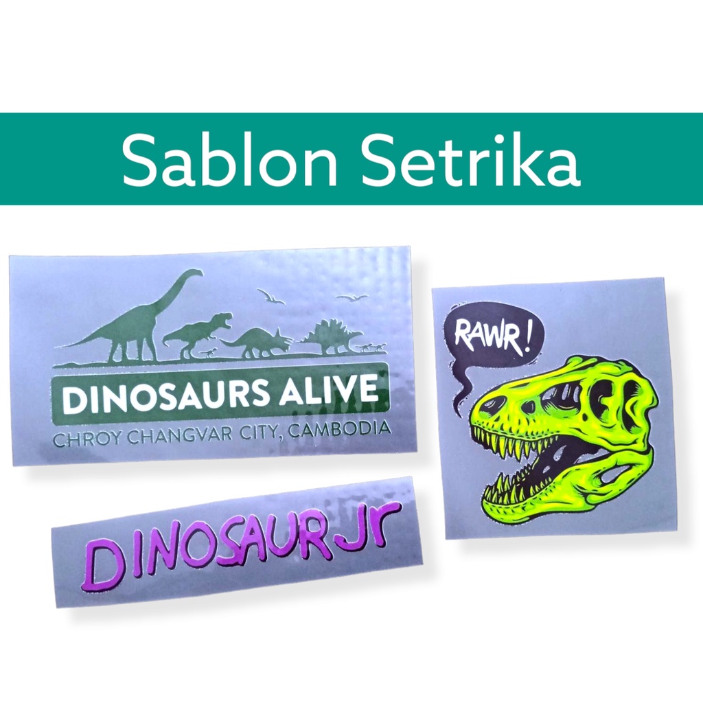 

Stiker sablon dtf dinosaur jr jurrasic park sablon dtf hypbeast