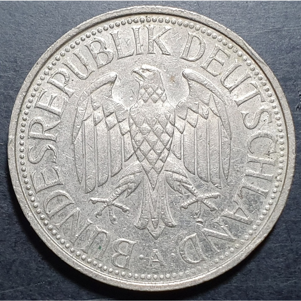 Koin Jerman Pre Euro 1 Deutsche Mark 1994 Xf Bagus