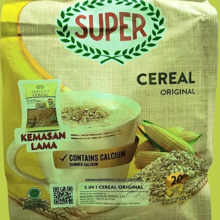 

[BISA COD] Cereal Instant Super 20 sachet