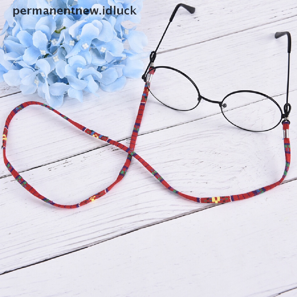 [luckypermanentnew] 5pcs Mix Colorful Ethnic Cotton Sunglasses Kacamata Cord Holder Tali Penahan [ID]