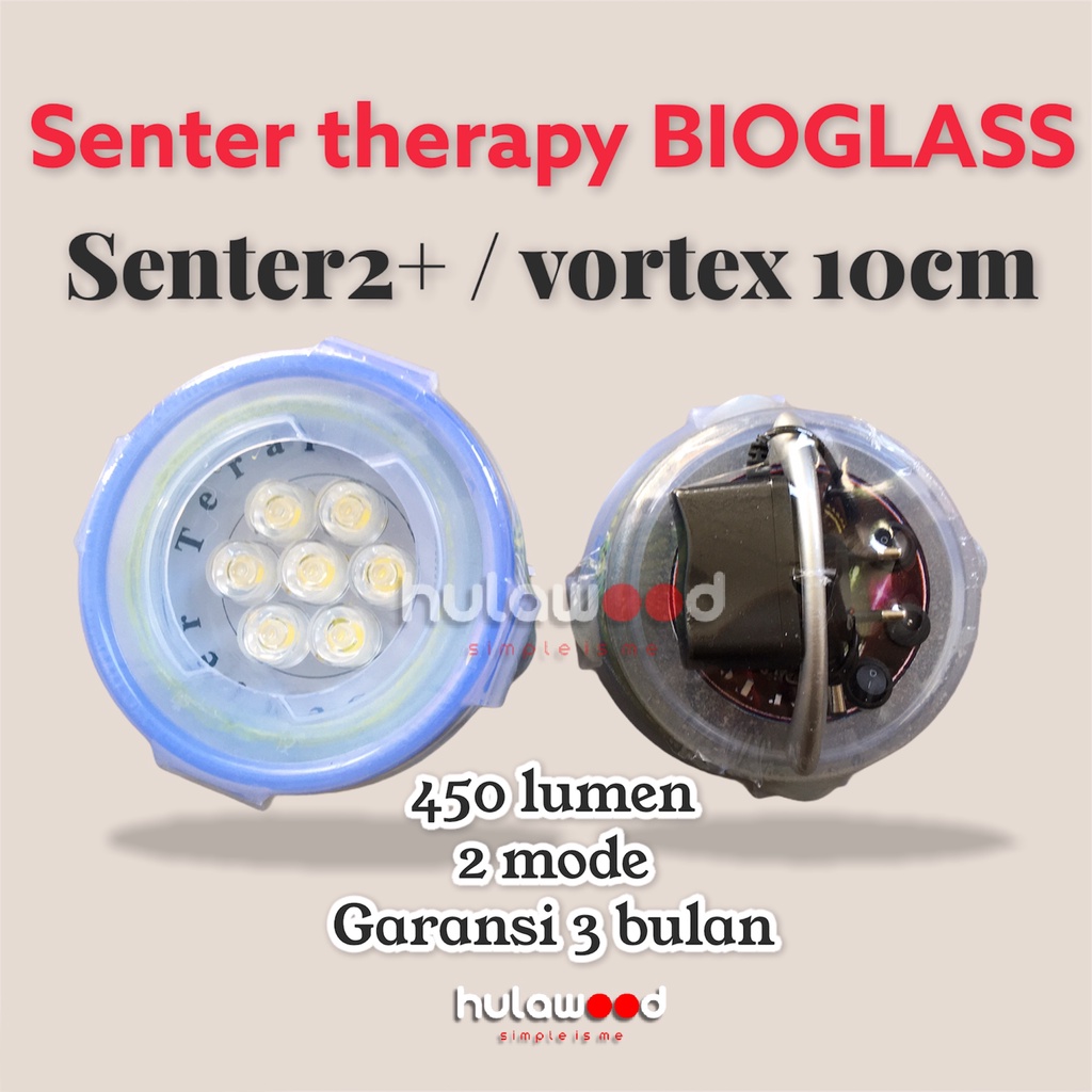 Senter Bioglass 10CM (2MODE) untuk Kaca Bioglass Diamond Shape, 2+, 2S dan BioVortex