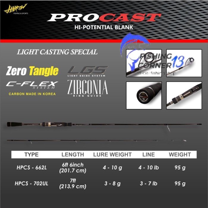 ROD HARROW PROCAST - HPCS-662L