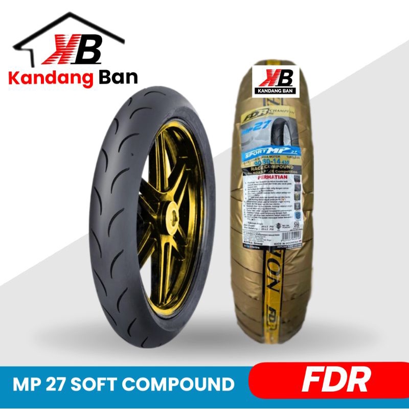 BAN TUBLES MATIC FDR MP27 90/80.14 RACING SOFT COUMPUND,BAN BARU 100% ORIGINAL