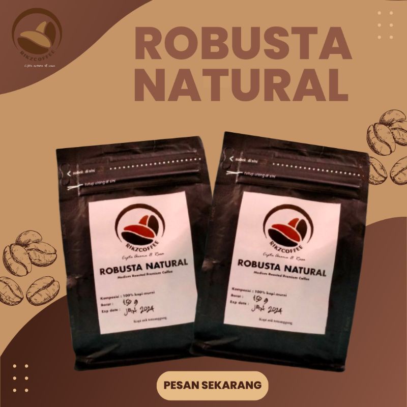 

Kopi Robusta Temanggung Natural 150gram (bubuk)