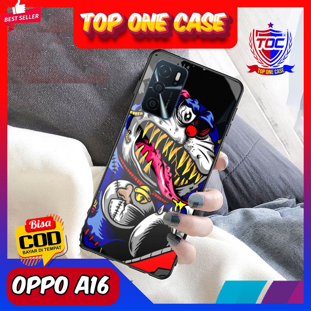 Case OPPO A16 - Casing OPPO A16 Terbaru Top One Case [ MOTIF MASK ] Casing Hp OPPO A16 - Silikon Hp 