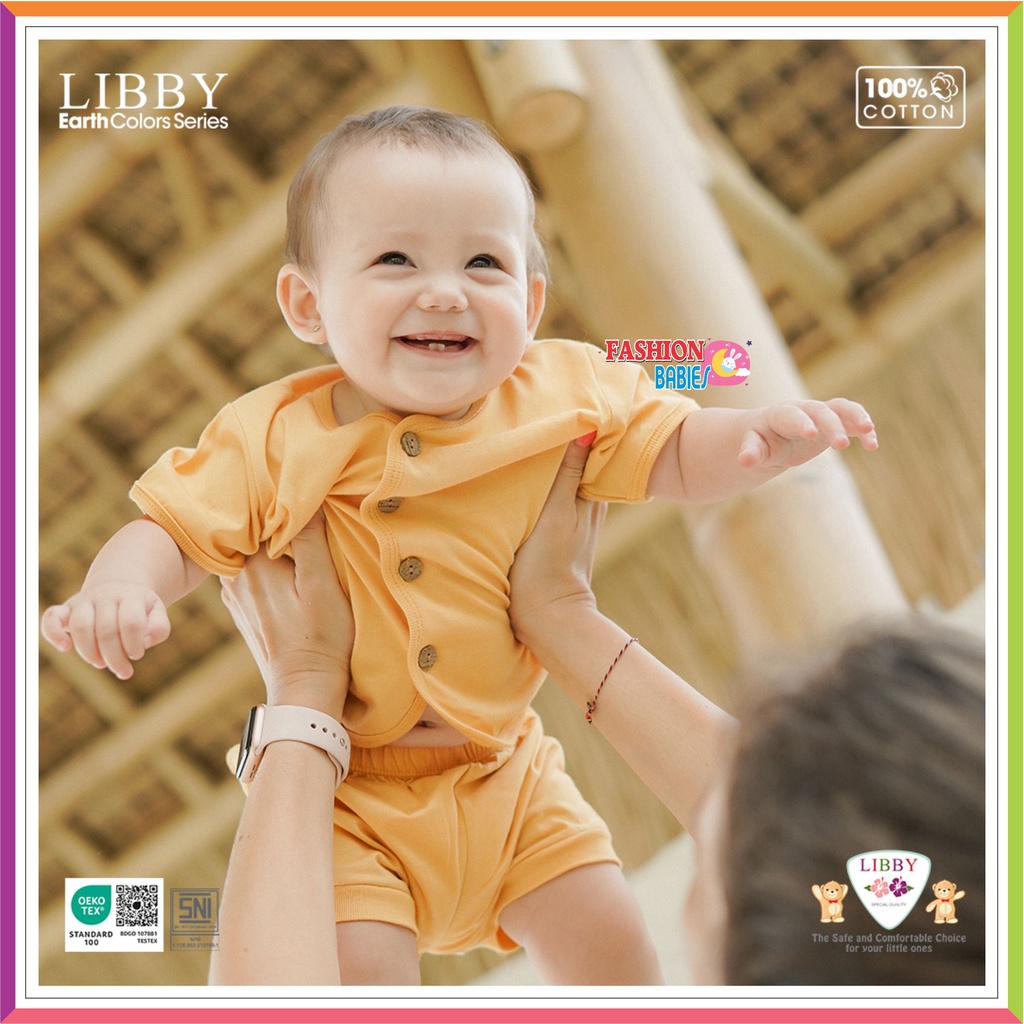 ❤ Fashionbabies ❤ [ TERBARU ] LIBBY COMFY SET SERIES 2 | SETELAN KANCING PENDEK