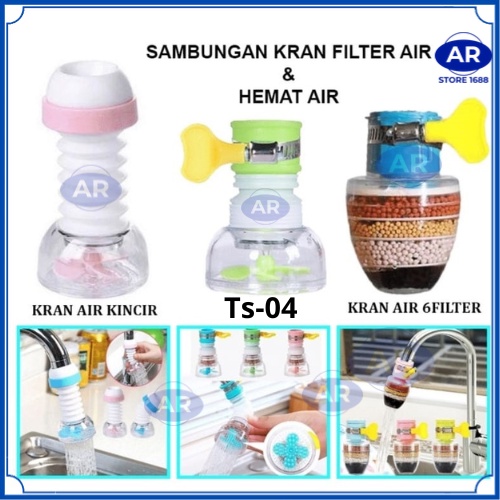 Sambungan kran air / Anti splash shower / Head saringan 360 Derajat/KRAN AIR-[AR STORE1688]