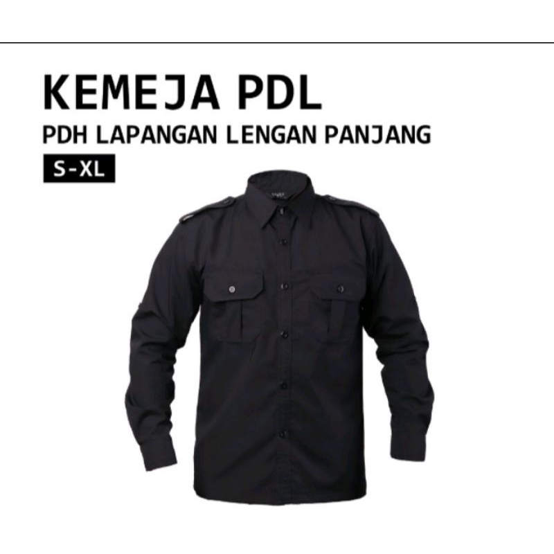 Seragam Safari Baju Satpam Security PDH Lengan Panjang