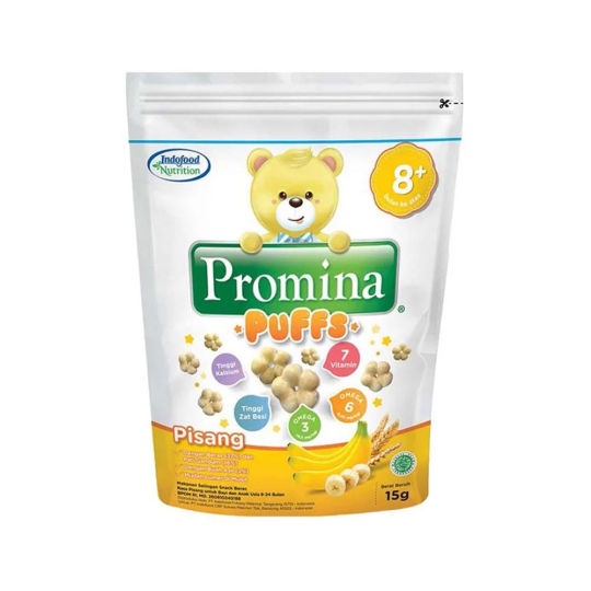 PROMINA Puff 15 gram 8 + Strawberry Apple Apel Banana Pisang Blueberry Sweet Potato Snack Bayi