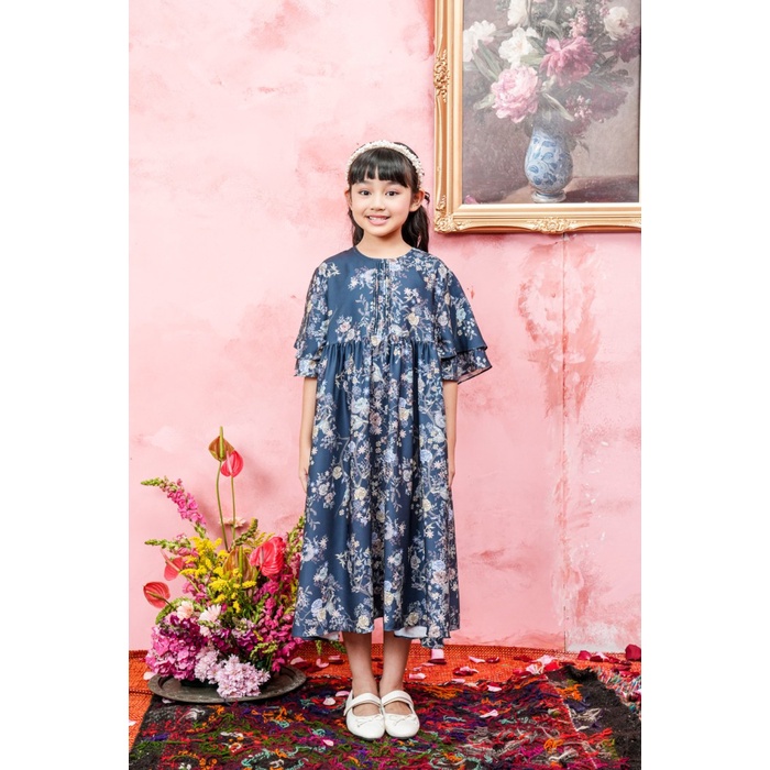 Klamby - Ornella Dress Girl Admiral Navy