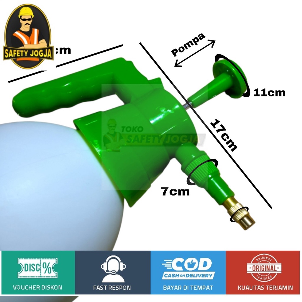 Semprotan Tanaman Kocok Pressure Spayer Tanaman ENZO 2 Lt.