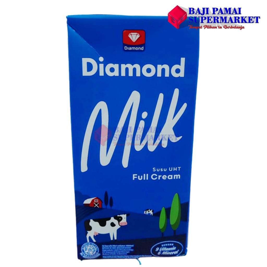 

DIAMOND UHT MILK UHT 1 Liter/ Baji Pamai Supermarket