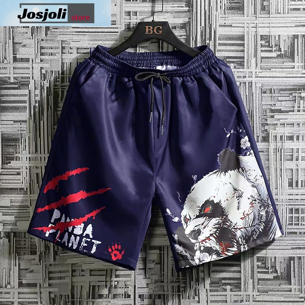 JOSJOLI_STORE/Celpen Kakashi, Panda, Zorro, Goku da FTRD/Celana Pendek Pria Dewasa/Size XL