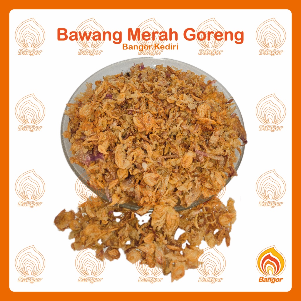 MERAH-B [ 200 gr ] Bawang Merah Goreng / Brambang Goreng, Grade B