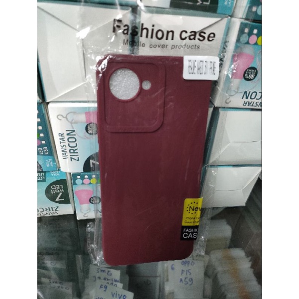 Softcase Realme Narzo 50i Prime Silikon Casing Case Macaron Pelindung Pro Camera