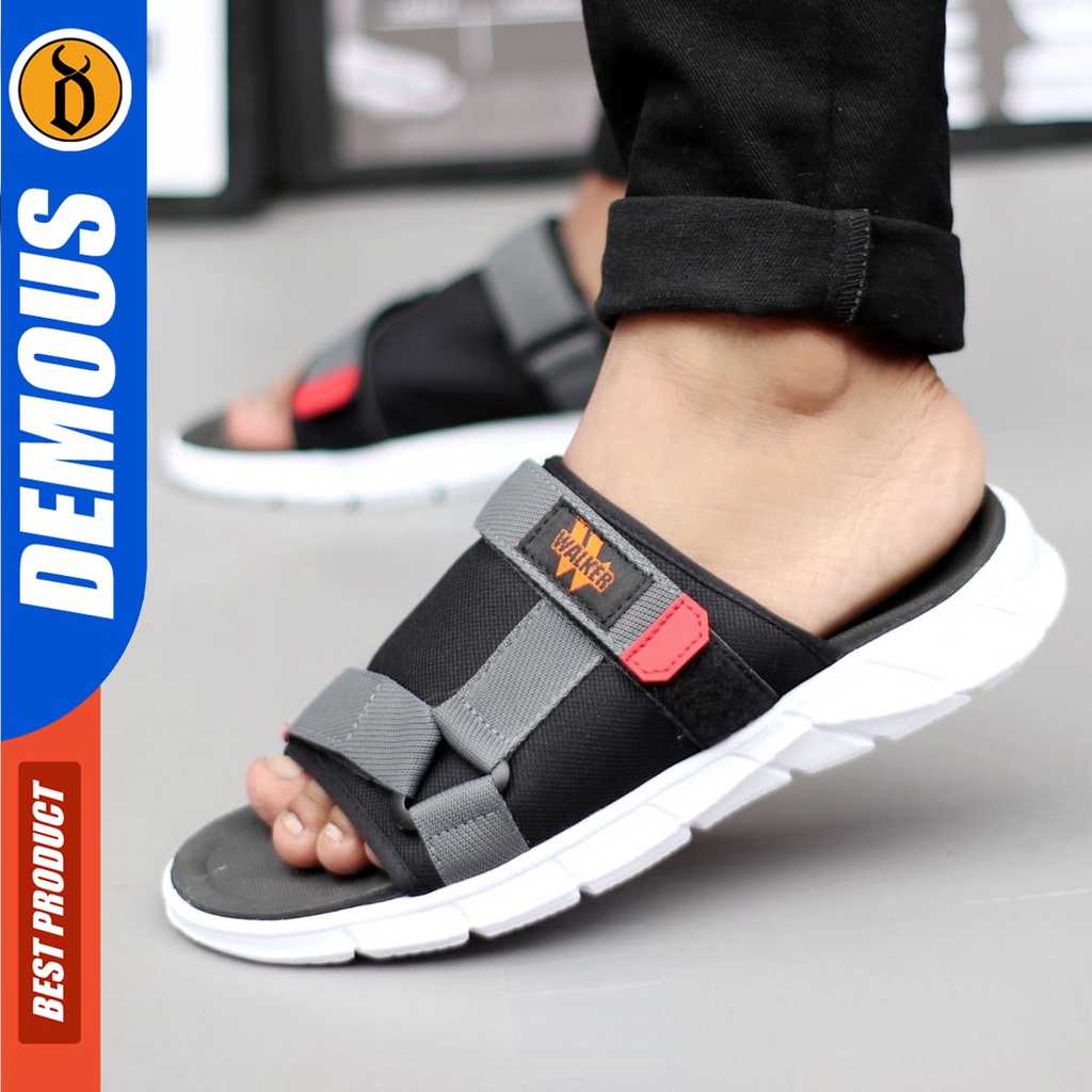 DEMOUS Anthony - Sandal Slide Pria Sendal Casual Distro