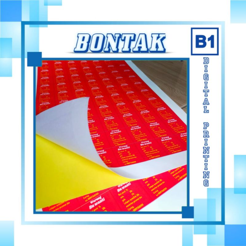

STIKER BONTAX