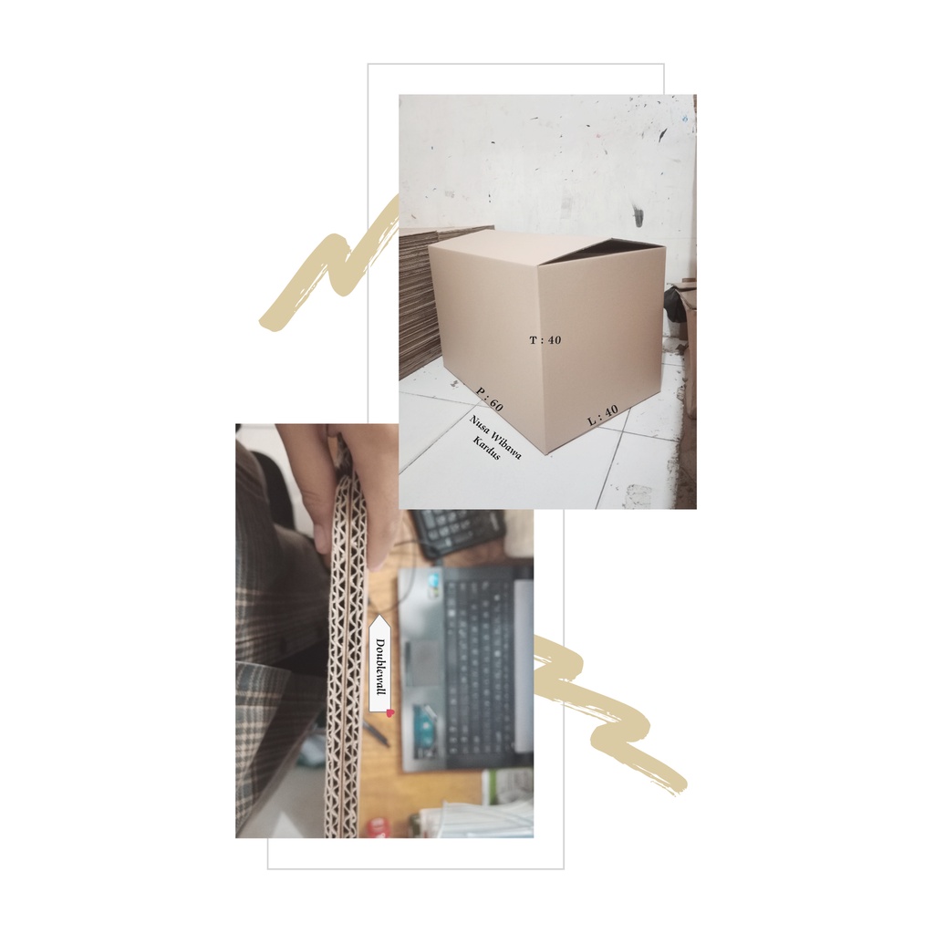 

KartonBox 60x40x40 Double wall sangat tebal