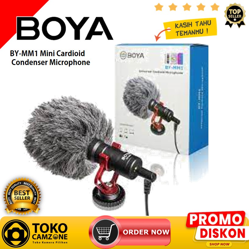 BOYA BY-MM1 Mini Cardioid Condenser Microphone