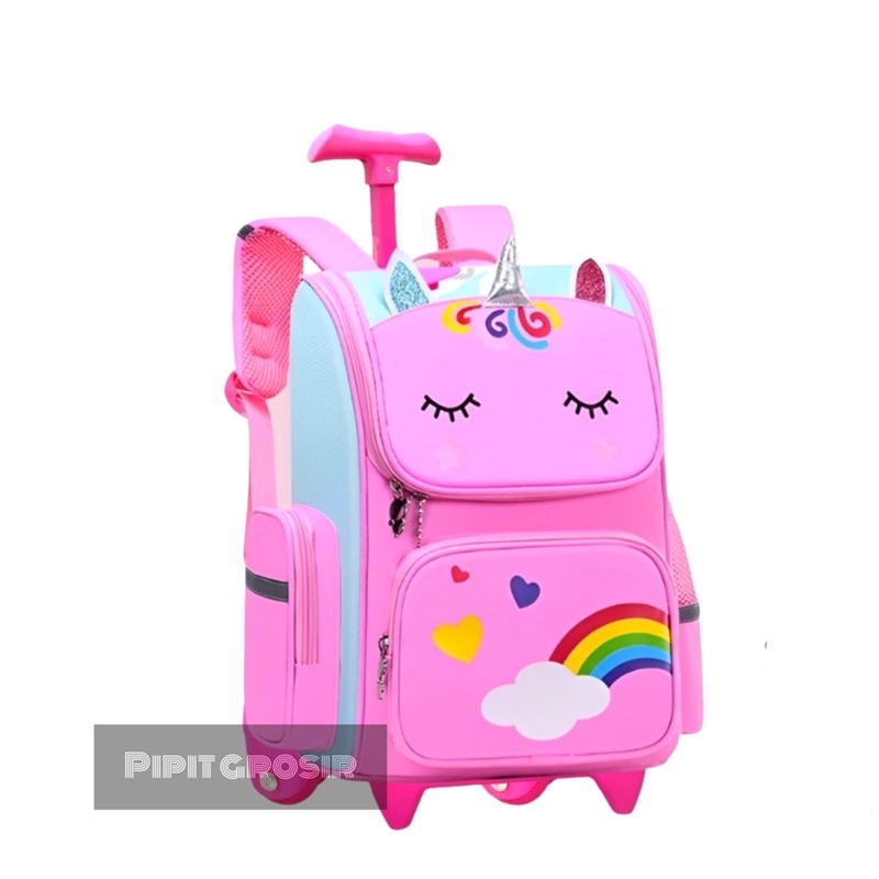 Tas Ransel Troli anak unicorn kudaponi lucu yang lagi viral