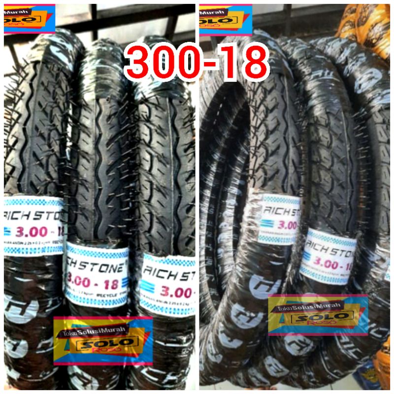 Ban Motor rich stone 300-18 ban honda megapro rx king tiger scorpio ninja thunder ban ring 18 ban mo