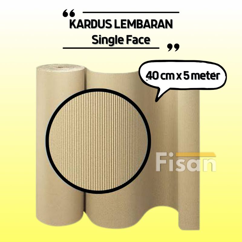 

Kardus Meteran Lembaran 40 cm x 5 m