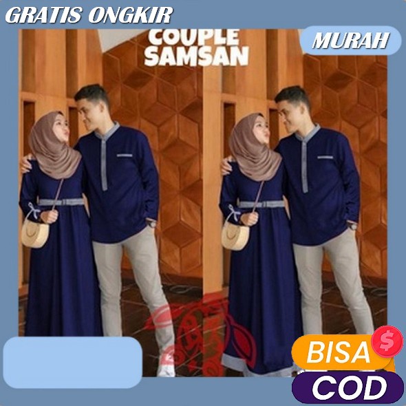 Gamis Melayu Model Kaftan Terbaru 2023 Shabira Gamis Couple Lebaran Baju Muslim Kapel Pasangan Suami