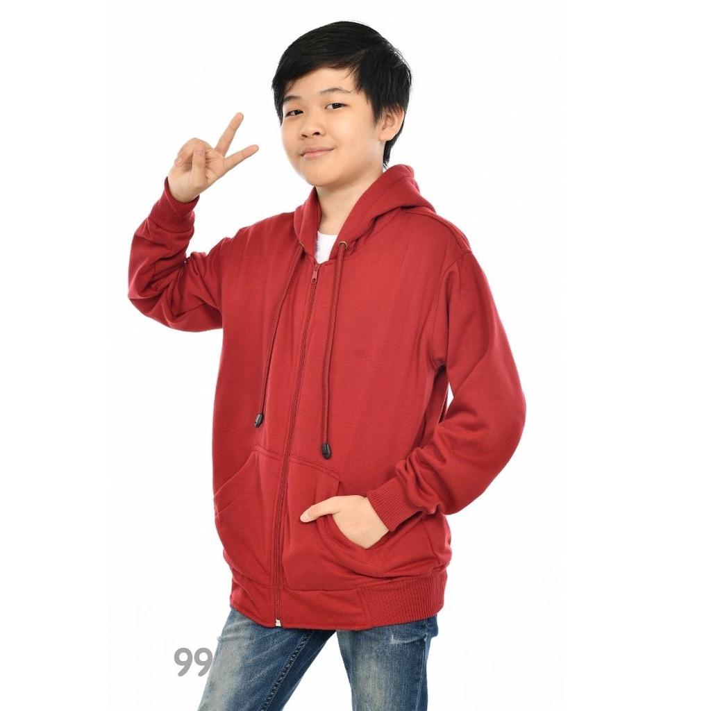 Jaket Anak Laki Laki Hoodie Anak Perempuan Polos Zipper Cowok Cewek 1 2 3 4 5 6 7 8 9 10 11 12 Tahun Import Murah