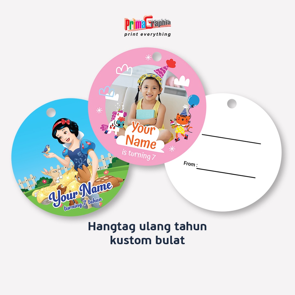 

Cetak Hang Tag Ulang Tahun Bulat 2 Sisi Custom Desain Template