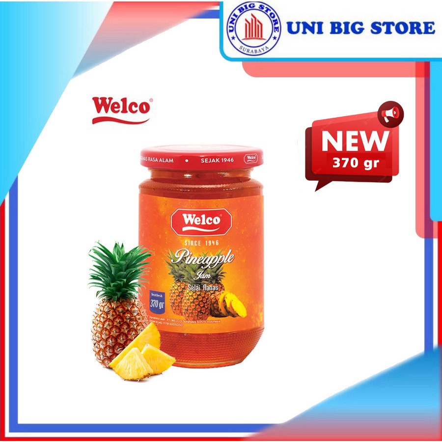 

Welco Selai Nanas Pineapple Spread Jam 370 gr