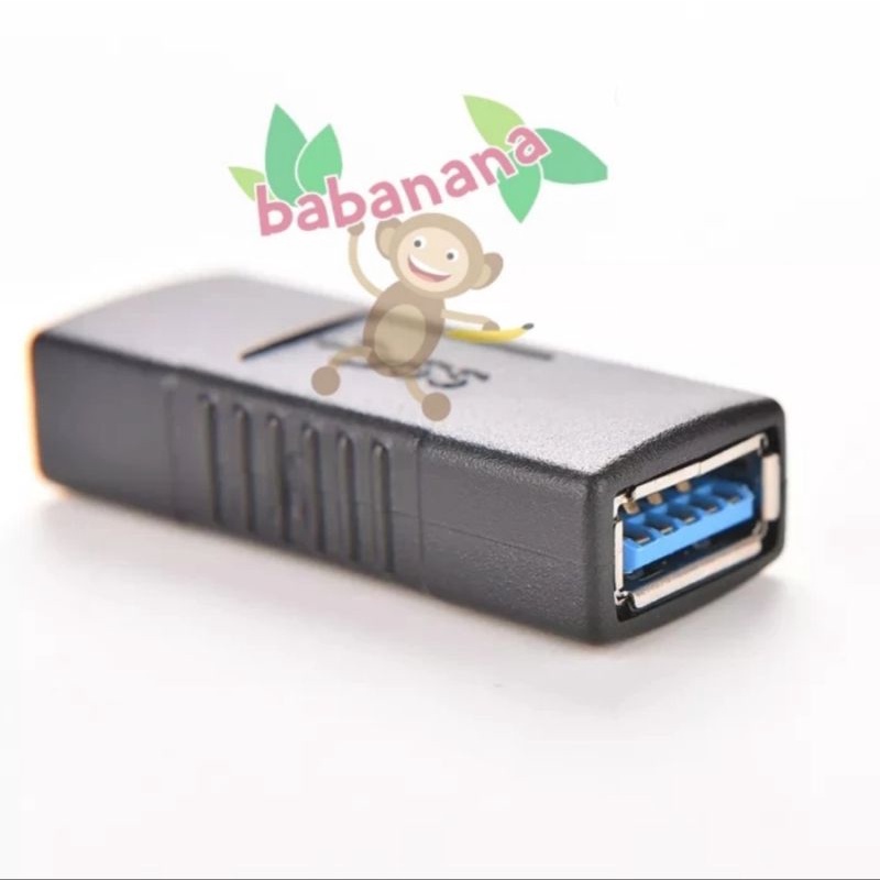 Barrel usb 3.0 penyambung kabel cable extension female coupler