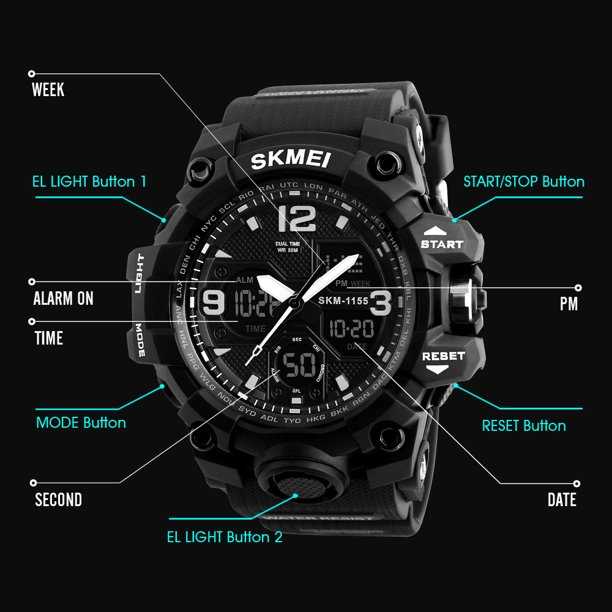 Jam Tanga Pria SKMEI Analog Digital Pria - AD1155B