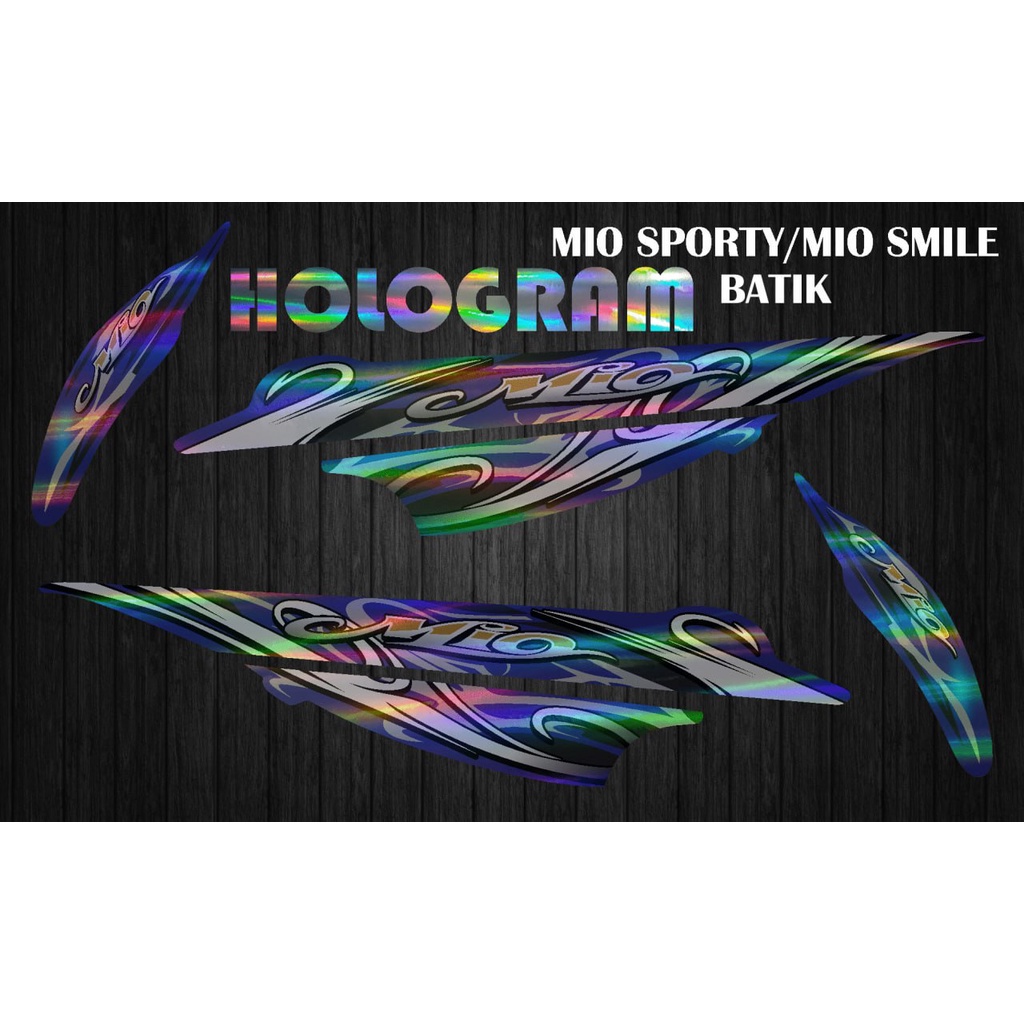 HOLOGRAM STIKER STRIPING DECAL MIO SPORTY/MIO SMILE BATIK