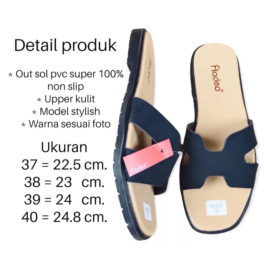 Sandal Wanita Terbaru / Sandal Fladeo | Sandal wanita fladeo | Sandal slipper wanita / Sandal Triset Terbaru